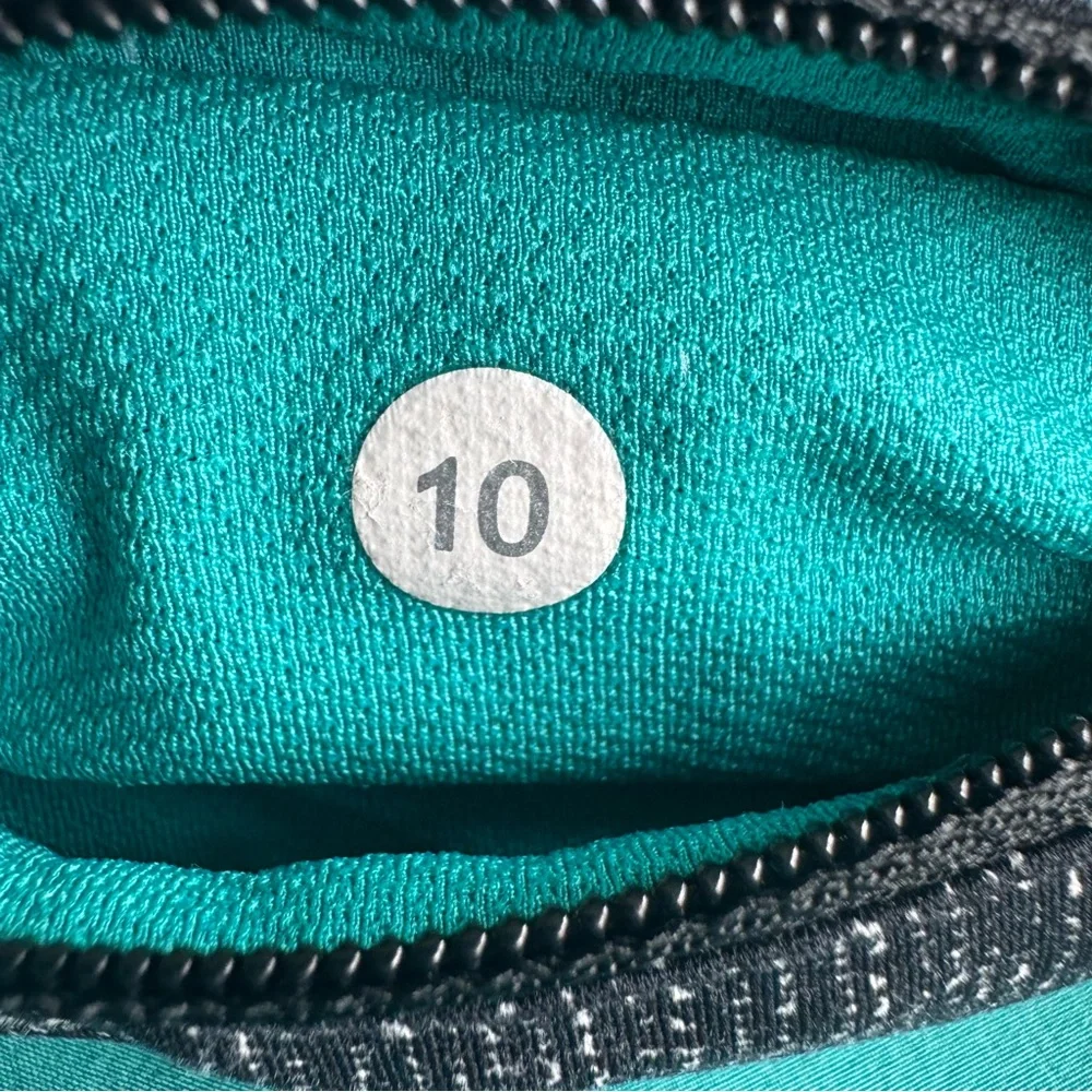 Lululemon Speed Short Turquoise Four-Way Stretch Short Size 10 - Picture 7 of 8